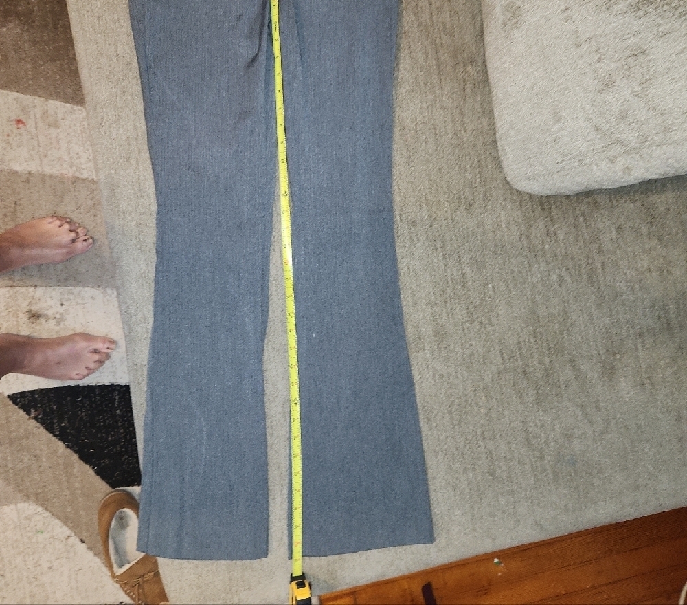 The Limited Charcoal Pinstripe Stretch Pants - Picture 6 of 9